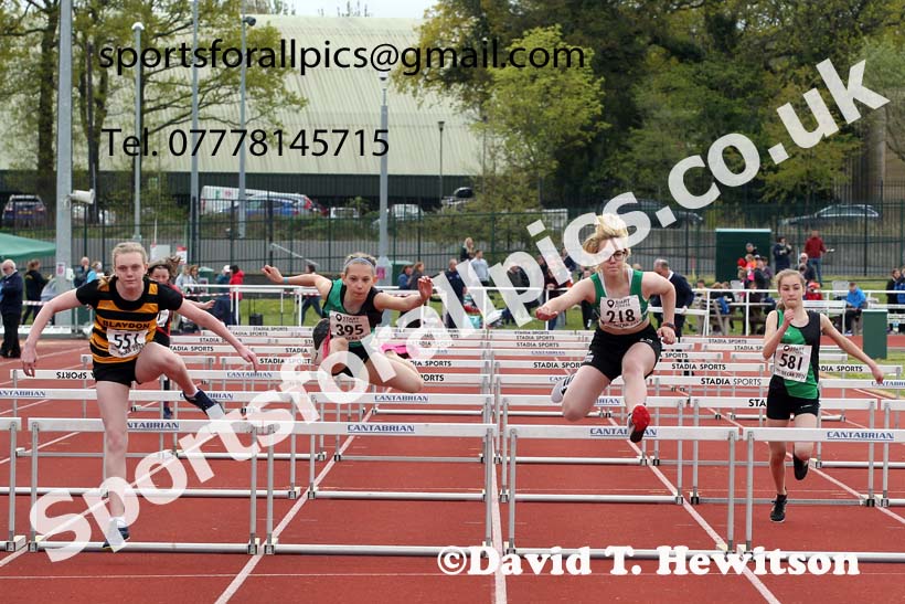 Hurdles, 2021 NECAA Middlesbrough Open Meting, Sunday, May 9th. Photo: David T. Hewitson/Sports for All Pics
